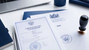 Certified Russian translation documents for UK visa and immigration applications