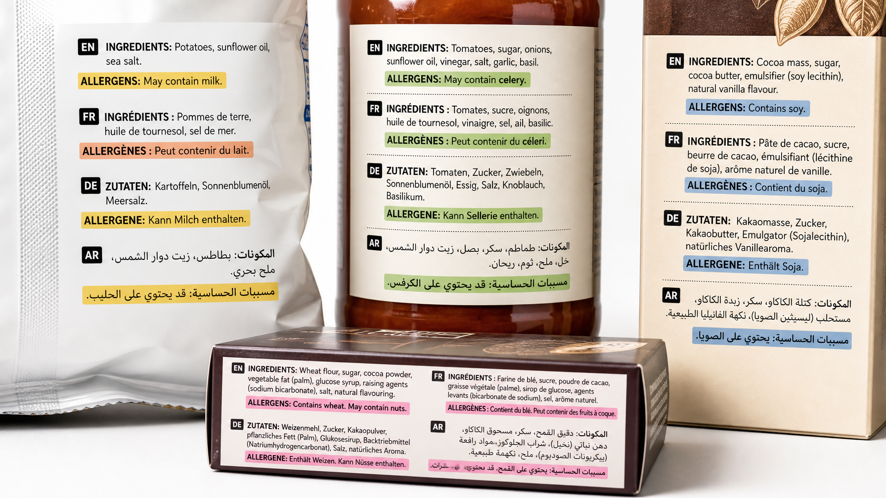 Food Packaging Translation: Ingredients Labels, Allergens and Regulatory Requirements